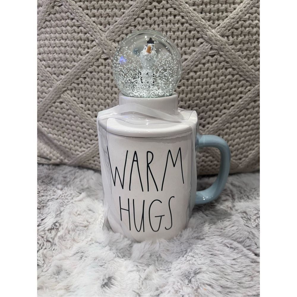 Disney x RAE Dunn Frozen Olaf Snow Globe  Warm Hugs Ceramic Mug - Picture 4 of 10